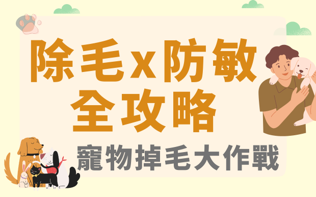 告別毛絮紛飛！秋日寵物掉毛大作戰：居家除毛x防敏全攻略，打造清爽無憂家園！