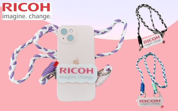 Ricoh-訂製手機背夾掛繩