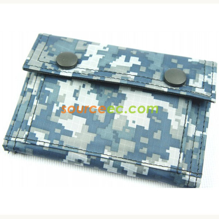 客製化迷彩帆布短夾禮品