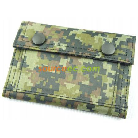 客製化迷彩帆布短夾禮品