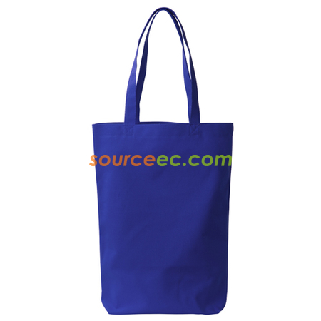 客製化可肩背色布帆布購物袋中型基本款(LOGO網版印刷)禮品