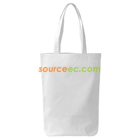 客製化可肩背色布帆布購物袋中型基本款(LOGO網版印刷)禮品