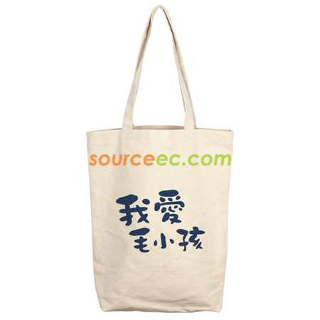 客製化可肩背帆布購物袋中型基本款禮品