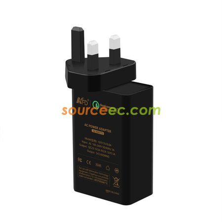 客製化USB充電分享器3PORT快充板禮品