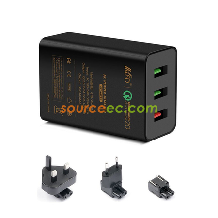 USB充電分享器3PORT快充板