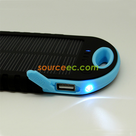 客製化5000mAh太陽能充電器禮品