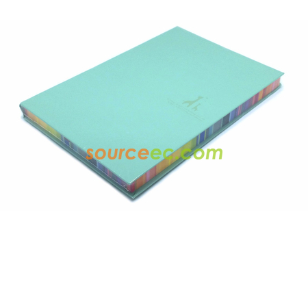 客製化彩虹邊皮製筆記簿禮品