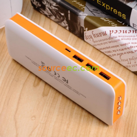 客製化三充帶燈行動電源禮品