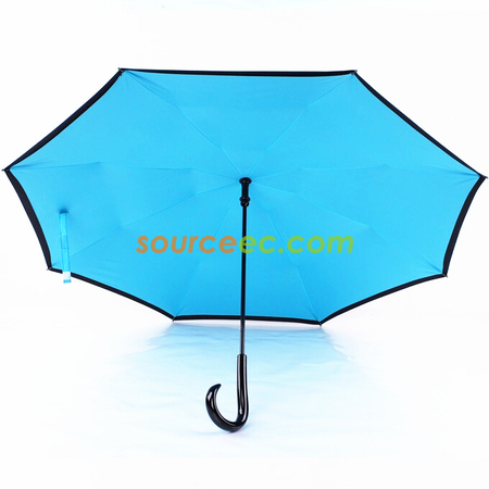 客製化雙層反向雨傘禮品