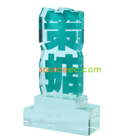 客製化訂製策掂水晶獎座禮品