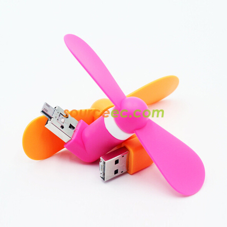 客製化USB 迷你手機風扇禮品