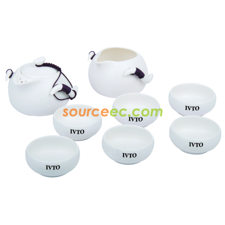 定窯茶具八件套