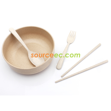 客製化小麥環保餐具套裝禮品