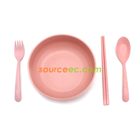 客製化小麥環保餐具套裝禮品