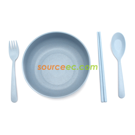 客製化小麥環保餐具套裝禮品