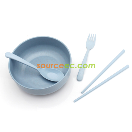 客製化小麥環保餐具套裝禮品