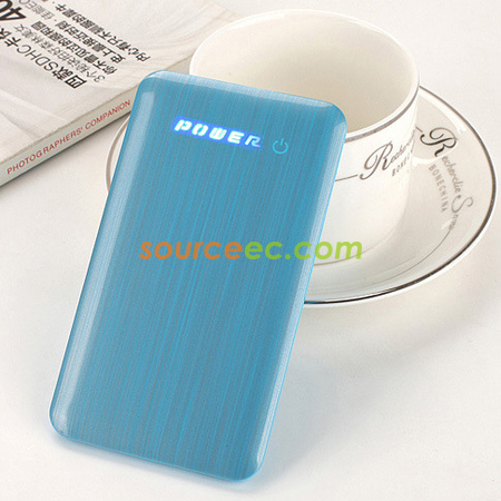 客製化超薄豎紋行動電源禮品