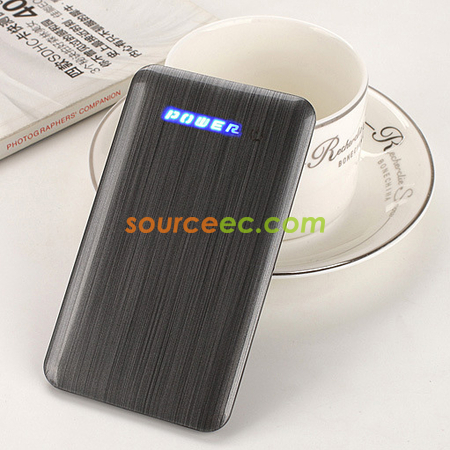 客製化超薄豎紋行動電源禮品