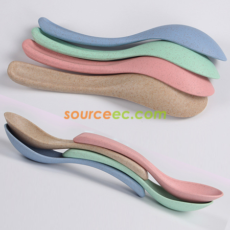 客製化麥稈湯匙（4隻裝）禮品