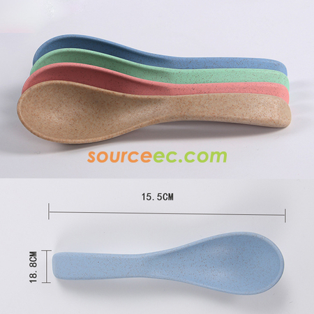 客製化麥稈湯匙（4隻裝）禮品