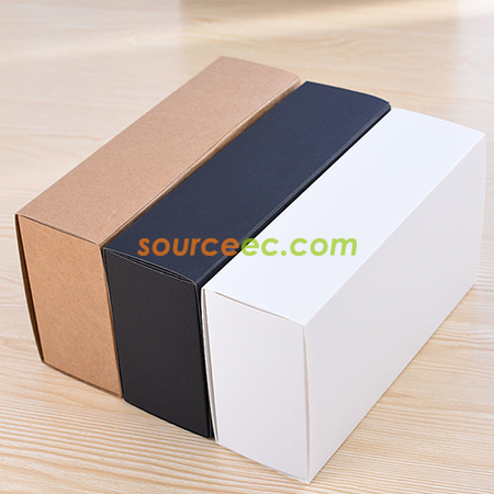 客製化牛皮紙推拉式禮品盒禮品