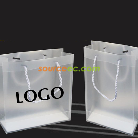 客製化磨砂塑料禮品袋禮品