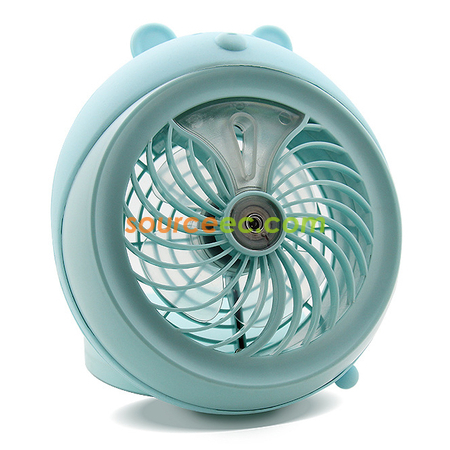 客製化卡通USB充電噴霧風扇禮品