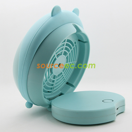 客製化卡通USB充電噴霧風扇禮品