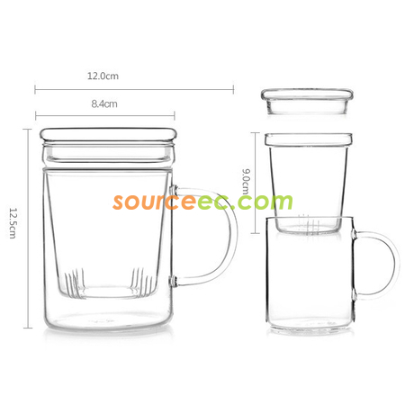 客製化玻璃泡茶杯禮品