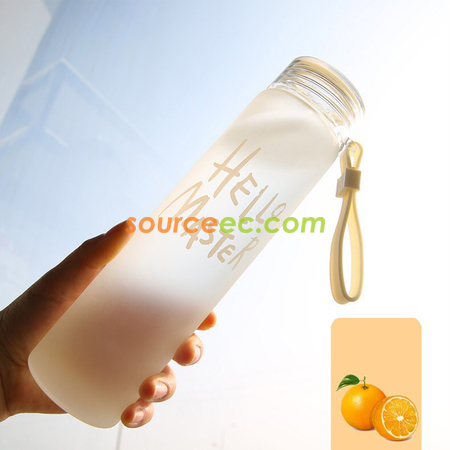客製化480ML磨砂玻璃杯禮品