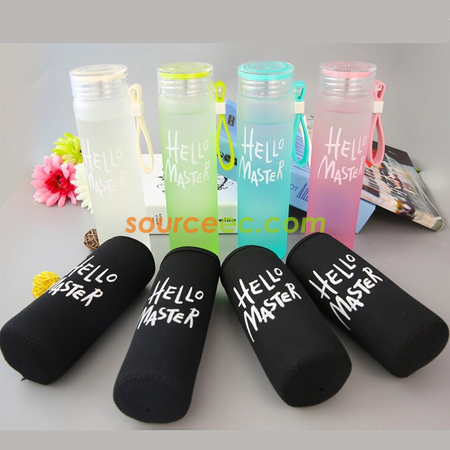 客製化480ML磨砂玻璃杯禮品