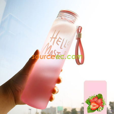 客製化480ML磨砂玻璃杯禮品