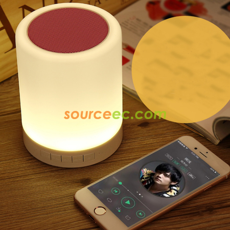 客製化七彩藍牙揚聲器禮品