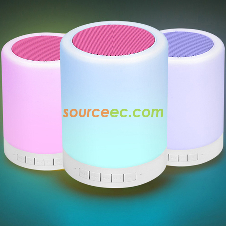 客製化七彩藍牙揚聲器禮品