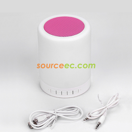 客製化七彩藍牙揚聲器禮品