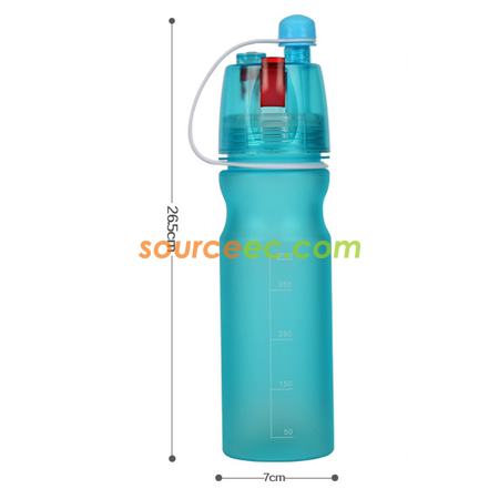 600ML噴水運動水壺