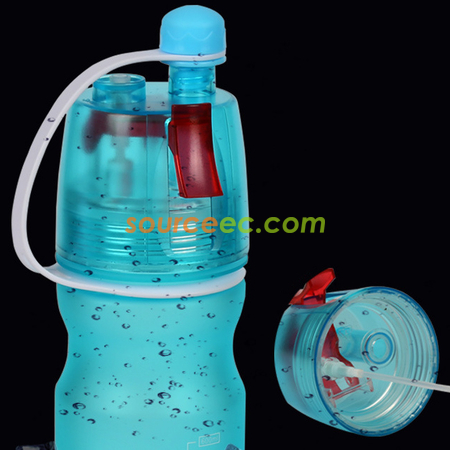 客製化600ML噴水運動水壺禮品