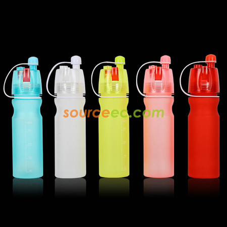 客製化600ML噴水運動水壺禮品