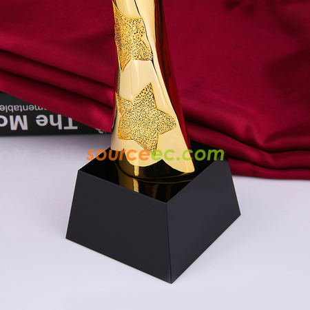 客製化2018跨年之星樹脂水晶獎座禮品