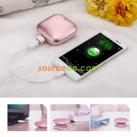 客製化鑽石暖寶寶移動電源禮品