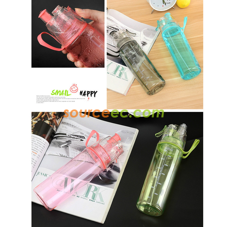 客製化600ML運動噴水水壺禮品