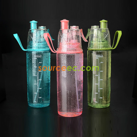 客製化600ML運動噴水水壺禮品