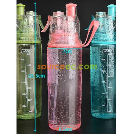客製化600ML運動噴水水壺禮品