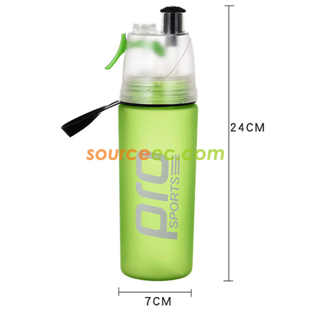 客製化600ML運動噴水水壺禮品