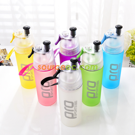 客製化600ML運動噴水水壺禮品