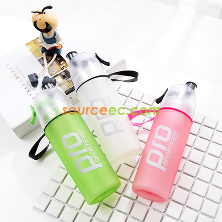 客製化600ML運動噴水水壺禮品