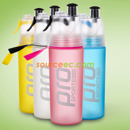 客製化600ML運動噴水水壺禮品