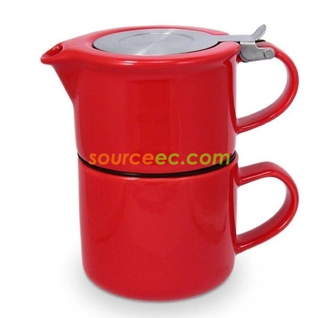 客製化子母陶瓷茶壺禮品