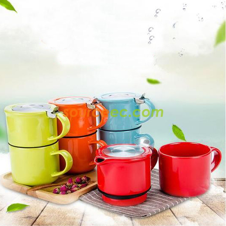 客製化子母陶瓷茶壺禮品