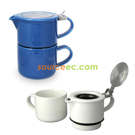 客製化子母陶瓷茶壺禮品